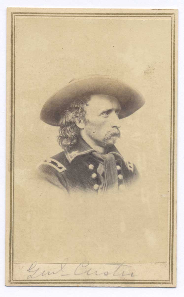 General George A. Custer CDV PHoto